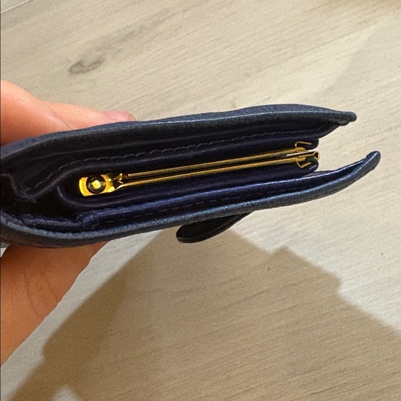 Chanel Vintage Caviar Leather Wallet – Blue 3.5"x4.75" - Picture 16 of 16